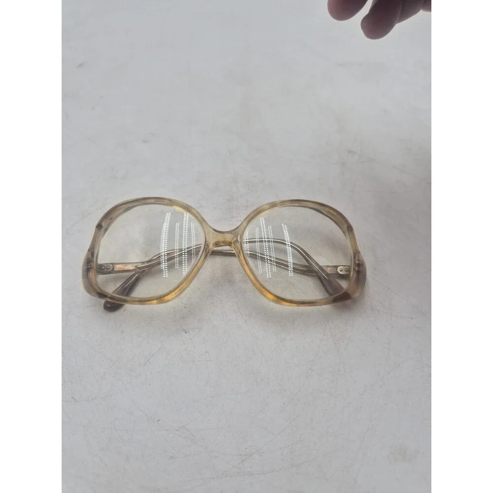Vintage Marine Warner Brothers  Eyeglass Frames Honey Bunny 5 Oversized Amber